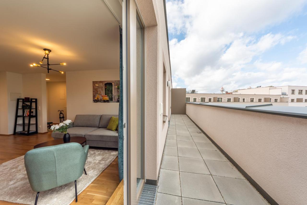 Modernes Stadtapartment Mit Terrasse ウィーン エクステリア 写真